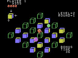 Q*bert's Qubes screenshot 5 for Colecovision